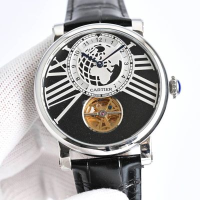 SJ Factory Rotonde de Cartier Watch Stainless Steel Automatic Movement 45*13MM Watch